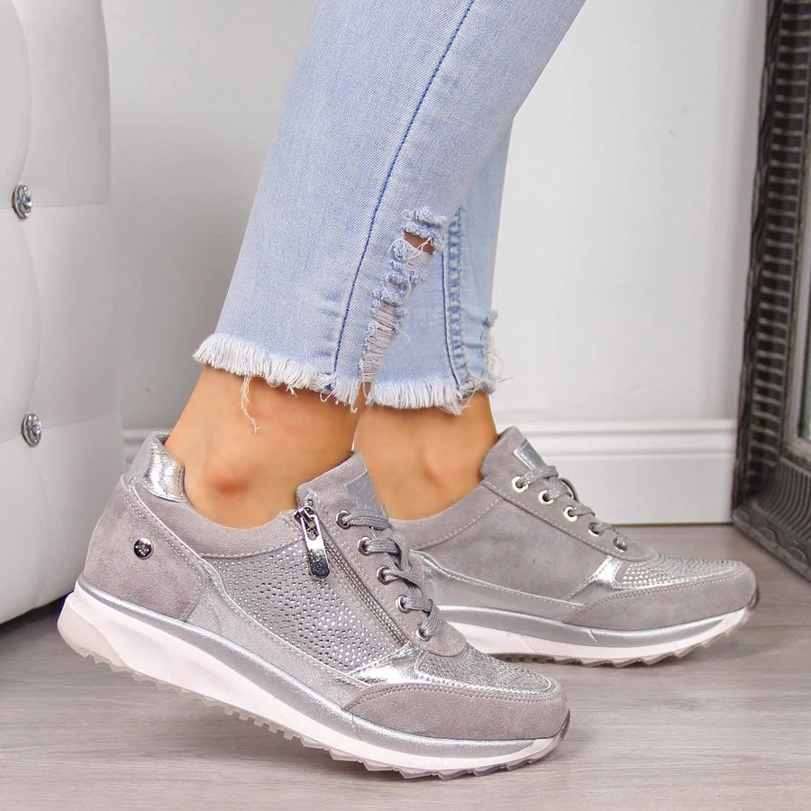 Damskie Sneakersy Casual z Wygodnym Designem 0