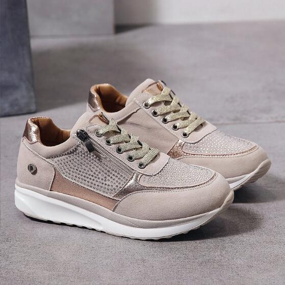 Damskie Sneakersy Casual z Wygodnym Designem 1
