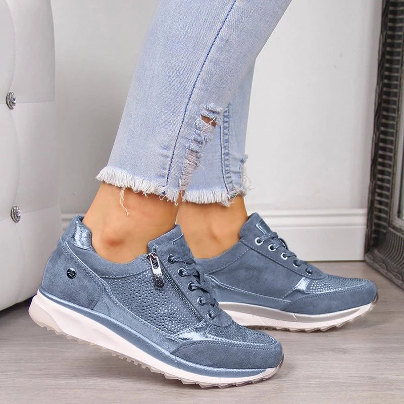 Damskie Sneakersy Casual z Wygodnym Designem 3
