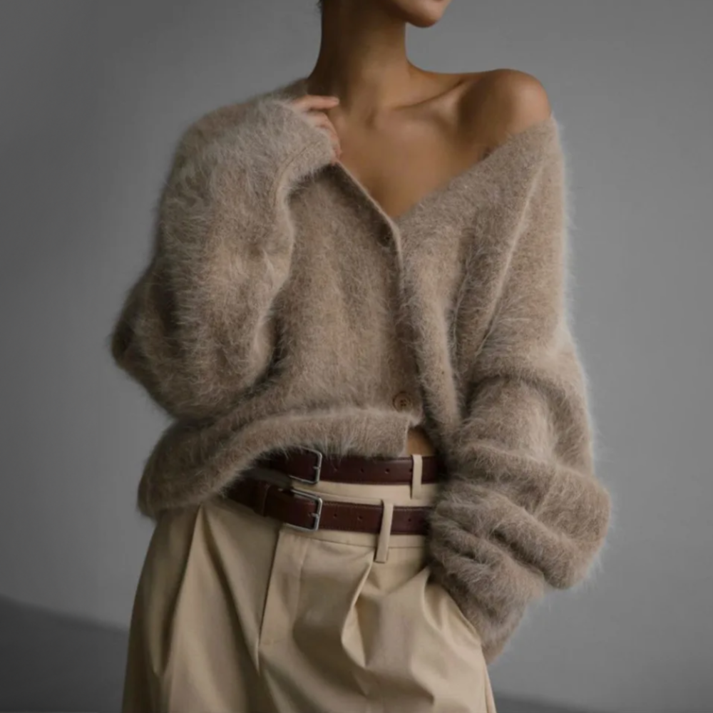 Sweter Damski Celeste - Elegancki Sweter z Wełny 0